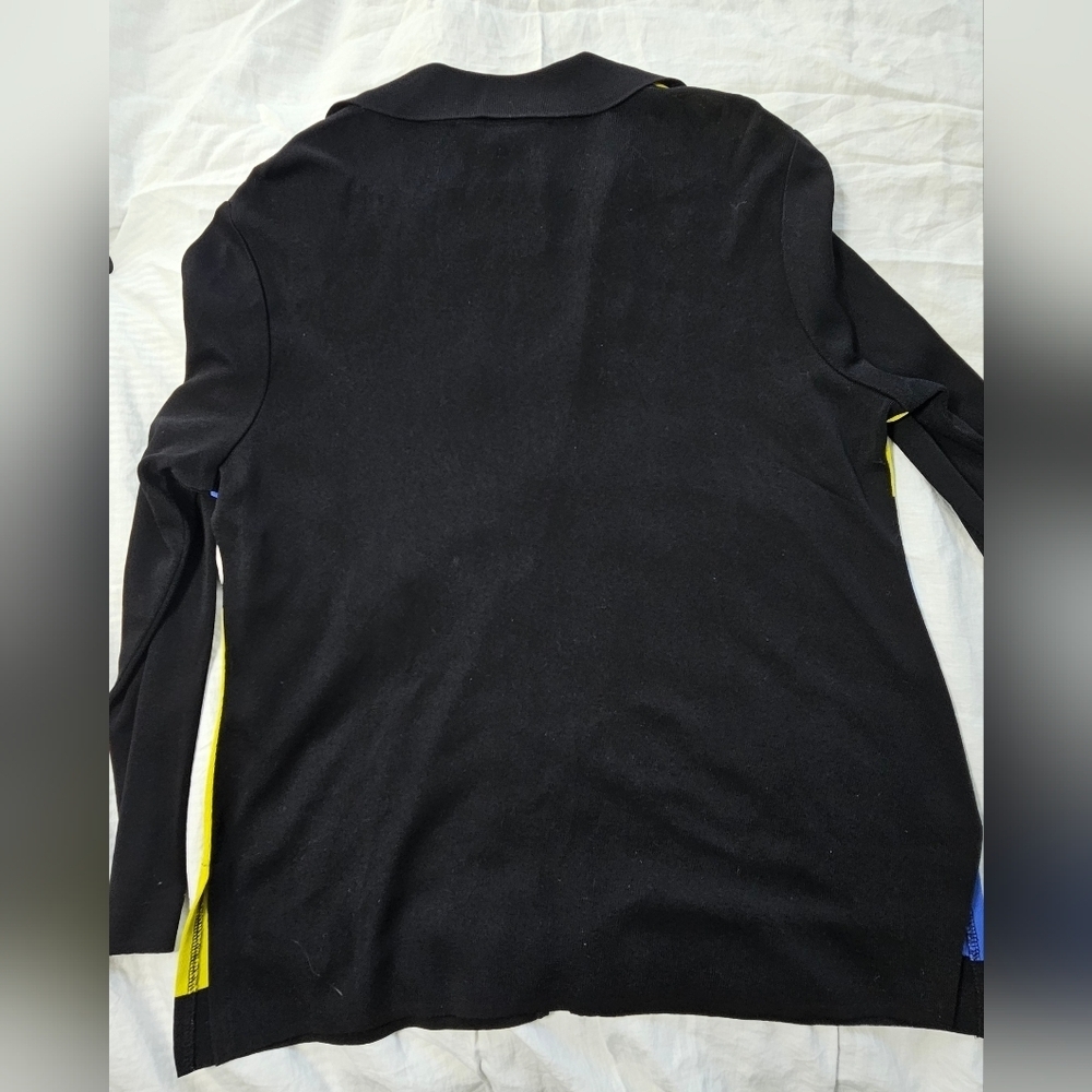 Colorblock Zip-Up Sweater - Picture 3 of 6